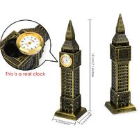 Bigben İngiltere Metal Saat kulesi 18 cm